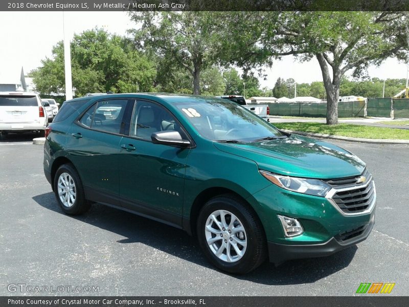 Ivy Metallic / Medium Ash Gray 2018 Chevrolet Equinox LS