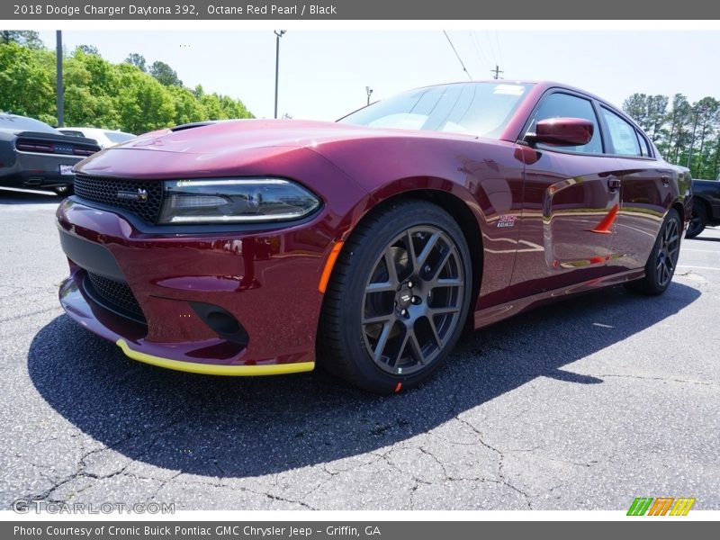 Octane Red Pearl / Black 2018 Dodge Charger Daytona 392