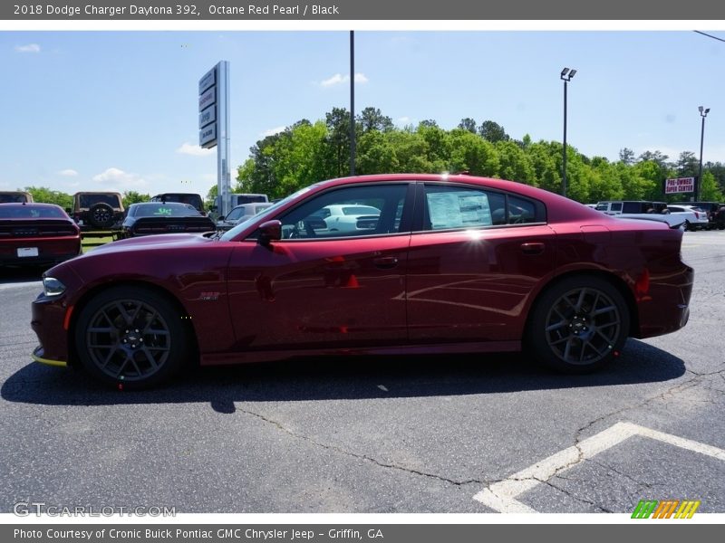 Octane Red Pearl / Black 2018 Dodge Charger Daytona 392