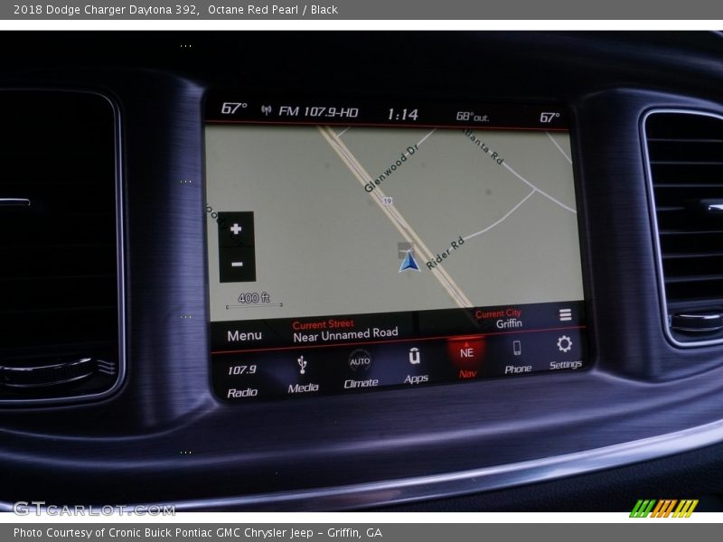 Octane Red Pearl / Black 2018 Dodge Charger Daytona 392