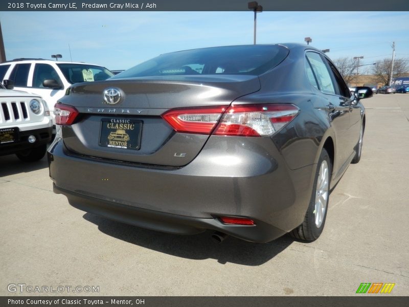 Predawn Gray Mica / Ash 2018 Toyota Camry LE