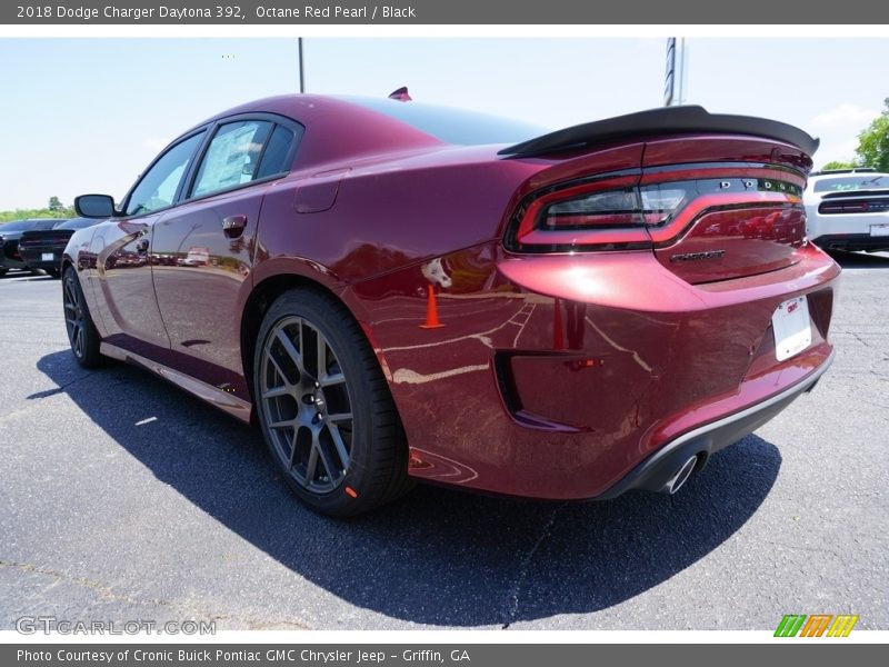 Octane Red Pearl / Black 2018 Dodge Charger Daytona 392