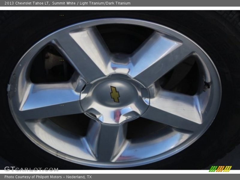 Summit White / Light Titanium/Dark Titanium 2013 Chevrolet Tahoe LT