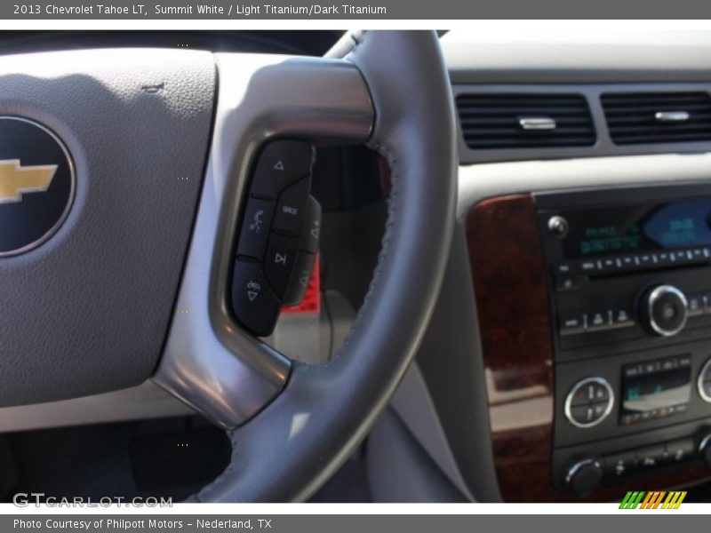 Summit White / Light Titanium/Dark Titanium 2013 Chevrolet Tahoe LT