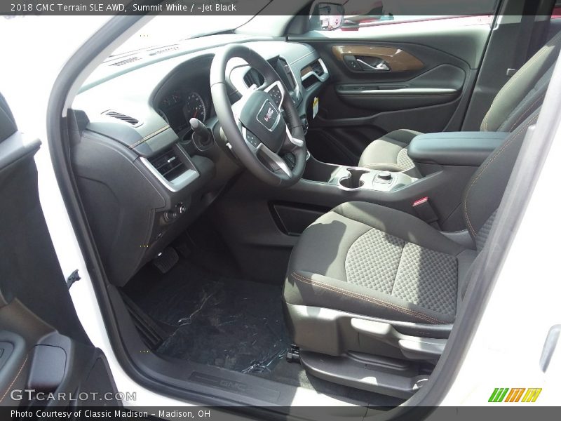 Summit White / ­Jet Black 2018 GMC Terrain SLE AWD