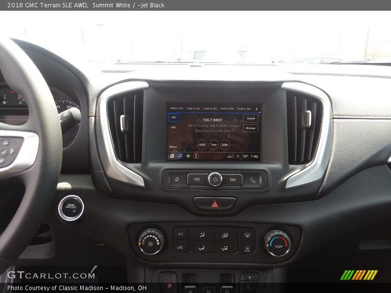 Summit White / ­Jet Black 2018 GMC Terrain SLE AWD