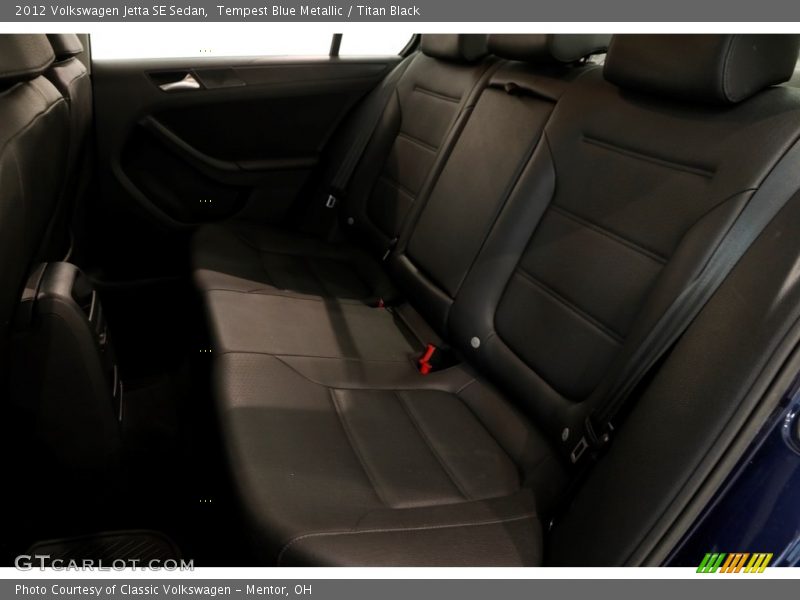 Tempest Blue Metallic / Titan Black 2012 Volkswagen Jetta SE Sedan
