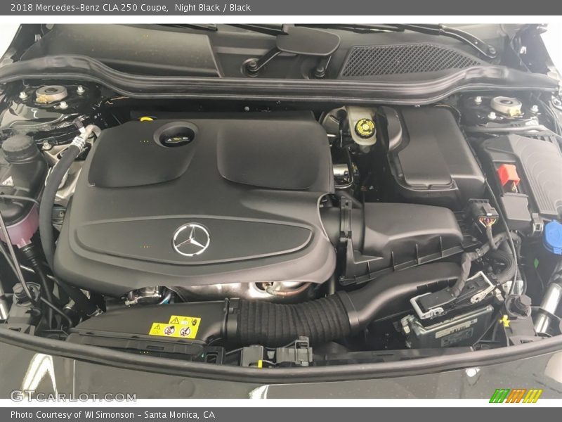 Night Black / Black 2018 Mercedes-Benz CLA 250 Coupe