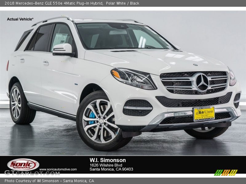 Polar White / Black 2018 Mercedes-Benz GLE 550e 4Matic Plug-In Hybrid