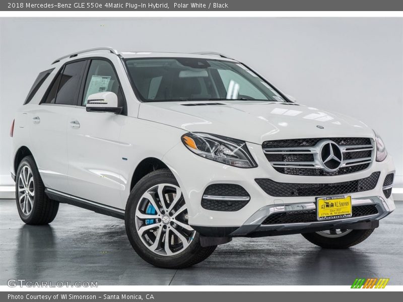 Polar White / Black 2018 Mercedes-Benz GLE 550e 4Matic Plug-In Hybrid