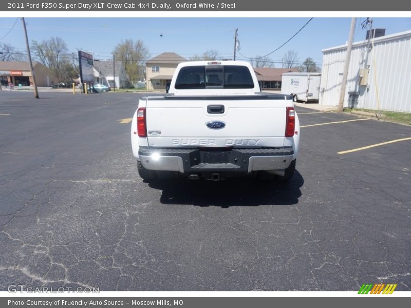 Oxford White / Steel 2011 Ford F350 Super Duty XLT Crew Cab 4x4 Dually