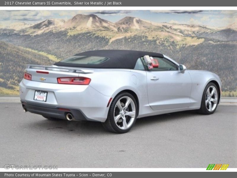 Silver Ice Metallic / Jet Black 2017 Chevrolet Camaro SS Convertible