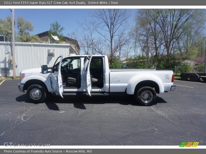 Oxford White / Steel 2011 Ford F350 Super Duty XLT Crew Cab 4x4 Dually
