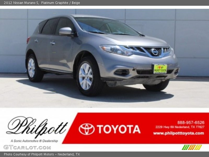 Platinum Graphite / Beige 2012 Nissan Murano S
