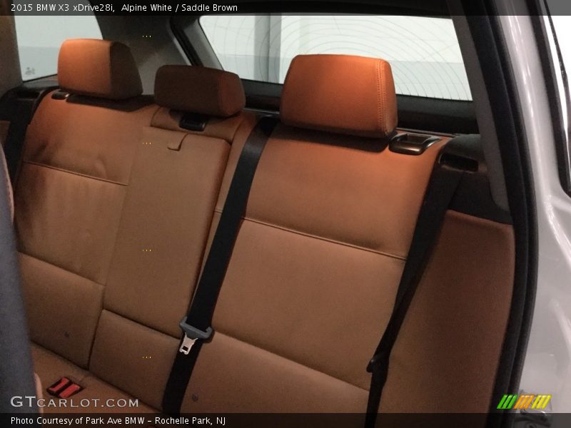 Alpine White / Saddle Brown 2015 BMW X3 xDrive28i