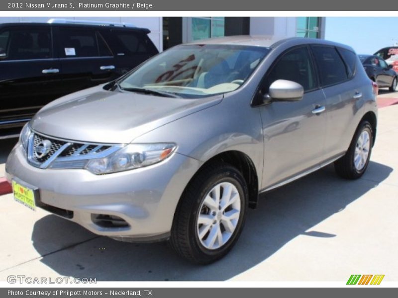 Platinum Graphite / Beige 2012 Nissan Murano S