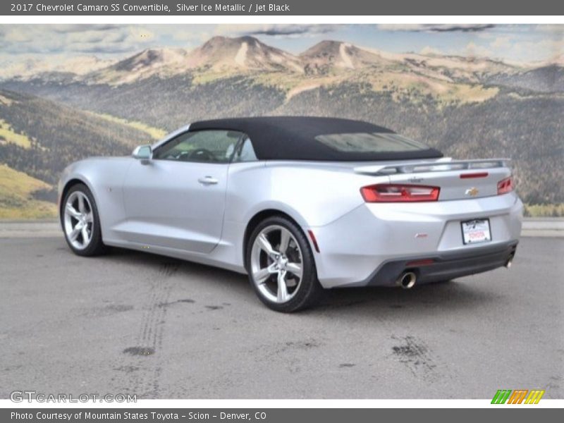 Silver Ice Metallic / Jet Black 2017 Chevrolet Camaro SS Convertible