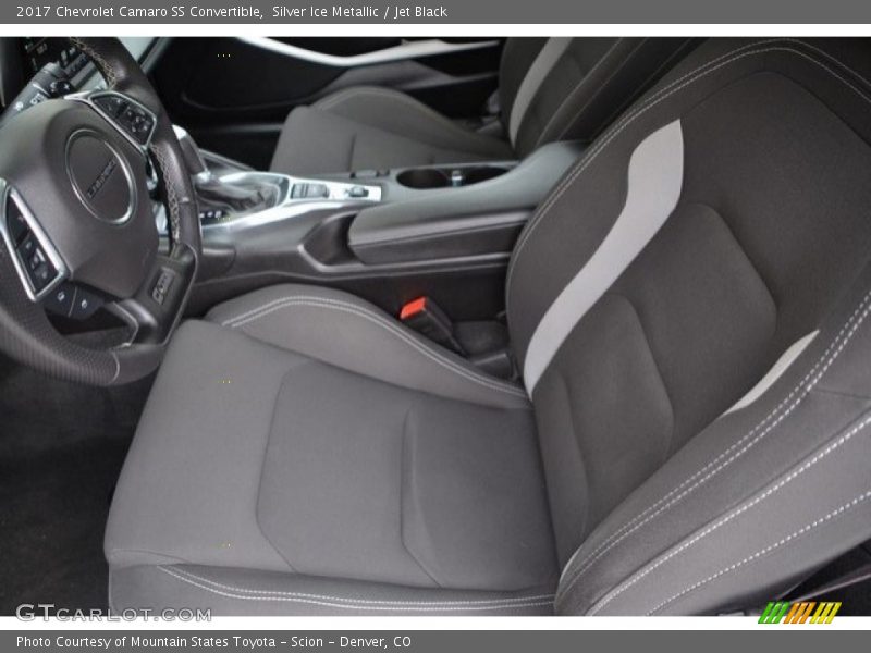 Silver Ice Metallic / Jet Black 2017 Chevrolet Camaro SS Convertible