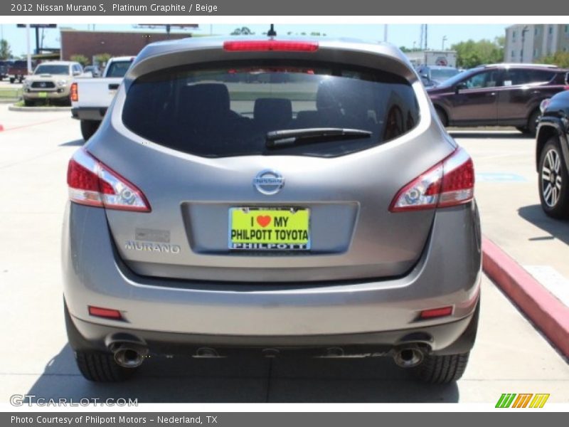 Platinum Graphite / Beige 2012 Nissan Murano S