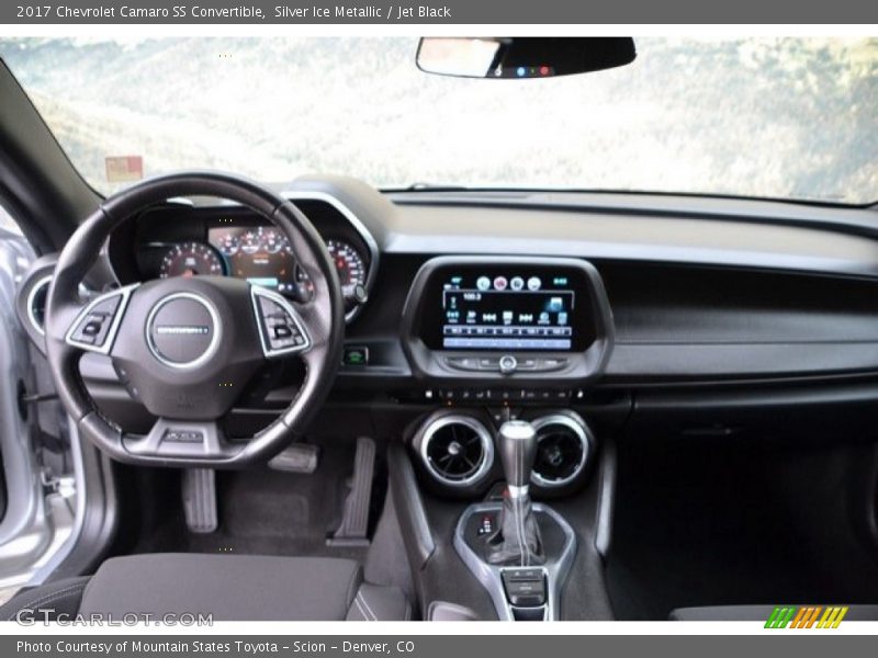 Silver Ice Metallic / Jet Black 2017 Chevrolet Camaro SS Convertible