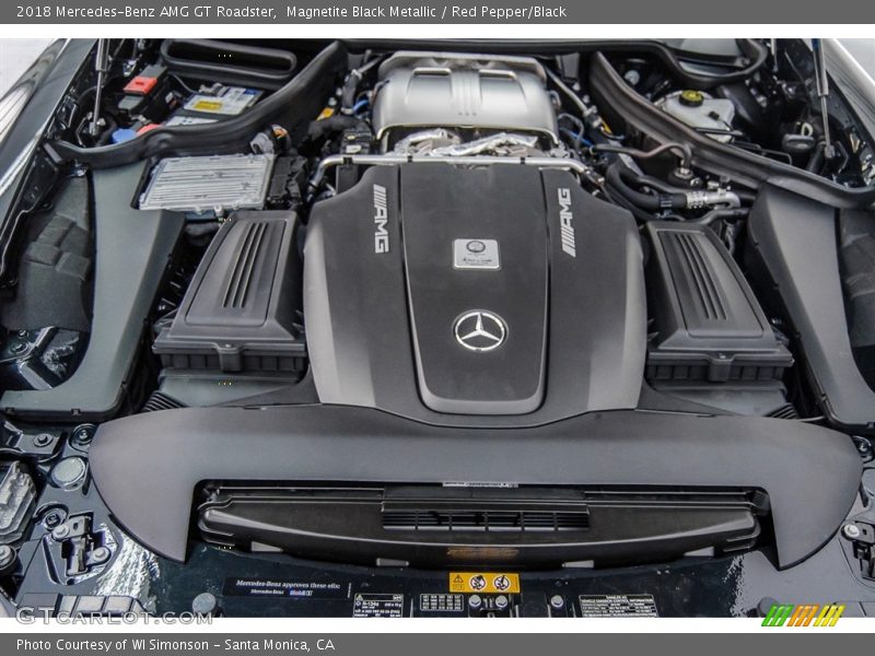  2018 AMG GT Roadster Engine - 4.0 Liter AMG Twin-Turbocharged DOHC 32-Valve VVT V8