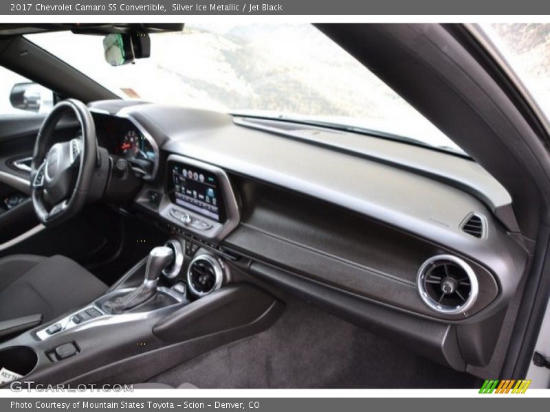 Silver Ice Metallic / Jet Black 2017 Chevrolet Camaro SS Convertible