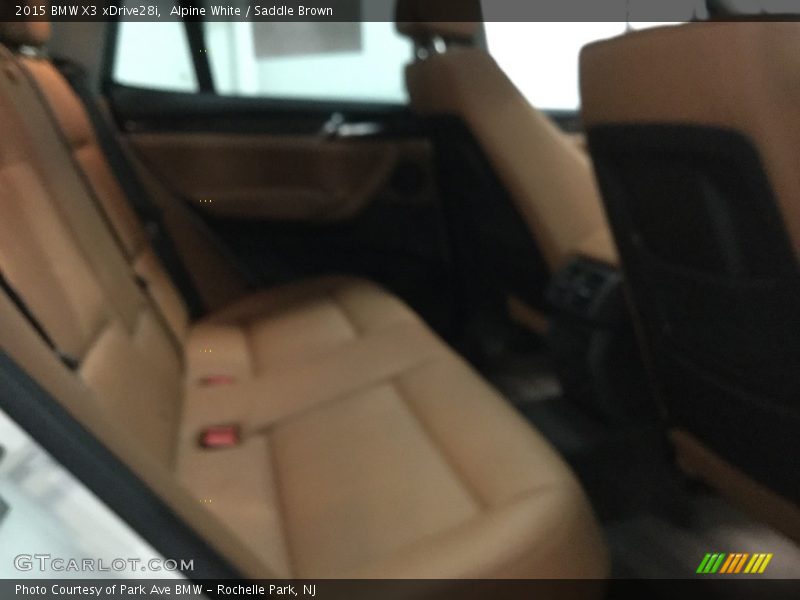Alpine White / Saddle Brown 2015 BMW X3 xDrive28i