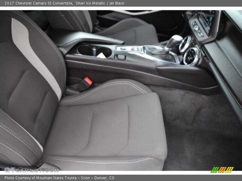 Silver Ice Metallic / Jet Black 2017 Chevrolet Camaro SS Convertible