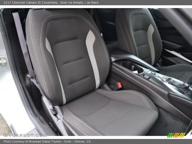 Silver Ice Metallic / Jet Black 2017 Chevrolet Camaro SS Convertible