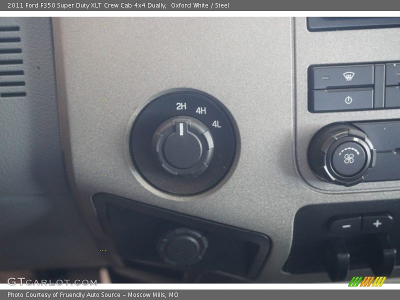 Oxford White / Steel 2011 Ford F350 Super Duty XLT Crew Cab 4x4 Dually