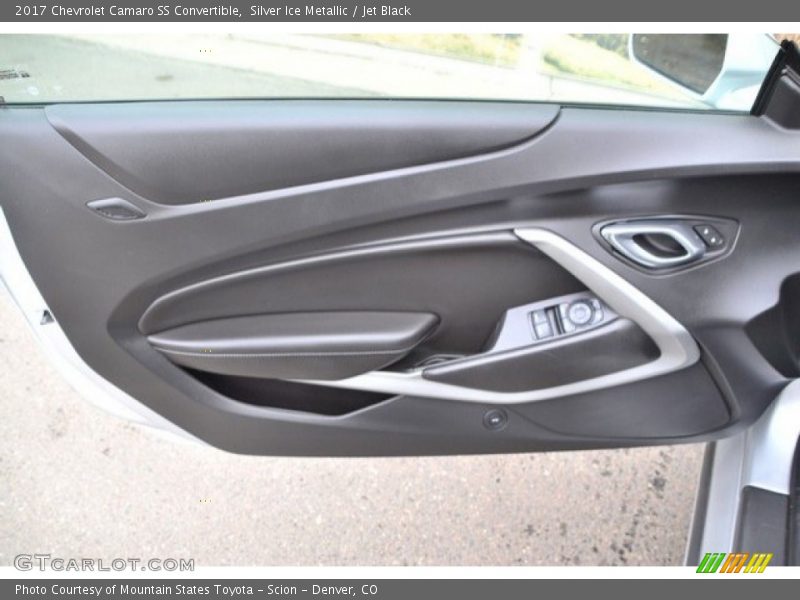 Silver Ice Metallic / Jet Black 2017 Chevrolet Camaro SS Convertible