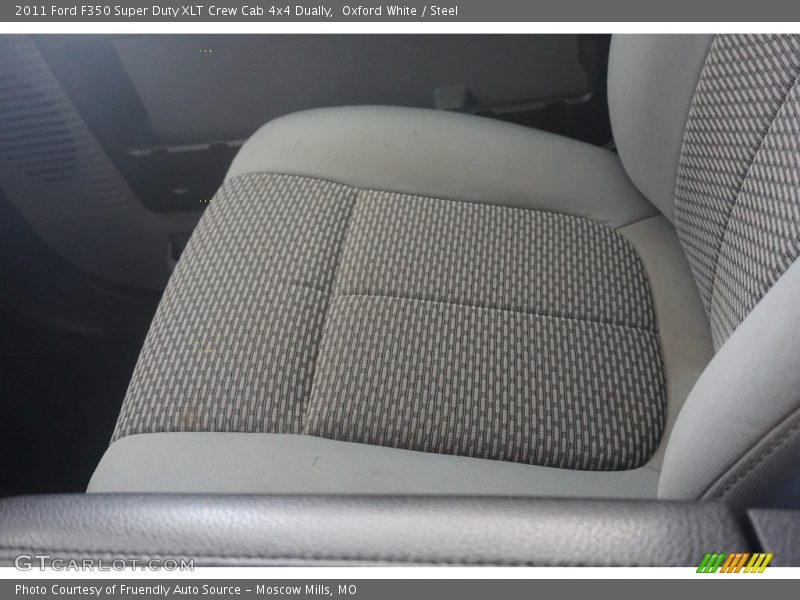 Oxford White / Steel 2011 Ford F350 Super Duty XLT Crew Cab 4x4 Dually