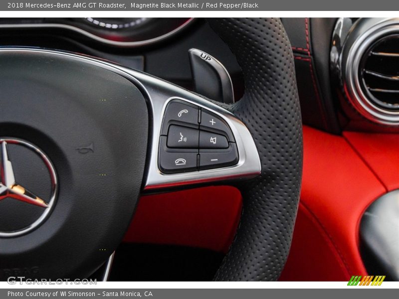 Controls of 2018 AMG GT Roadster