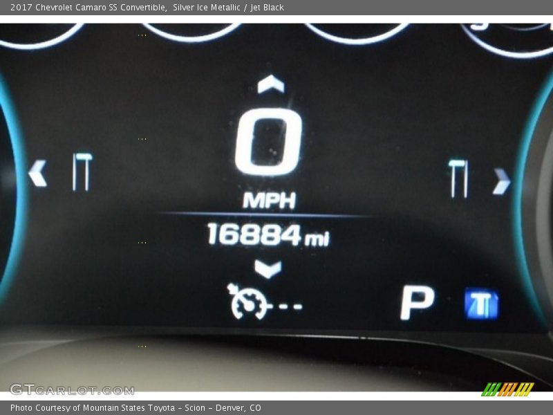 Silver Ice Metallic / Jet Black 2017 Chevrolet Camaro SS Convertible