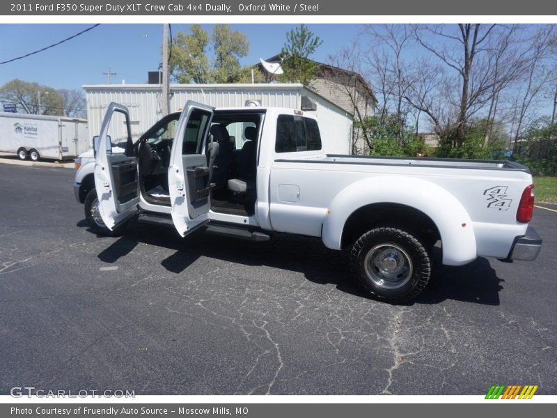 Oxford White / Steel 2011 Ford F350 Super Duty XLT Crew Cab 4x4 Dually