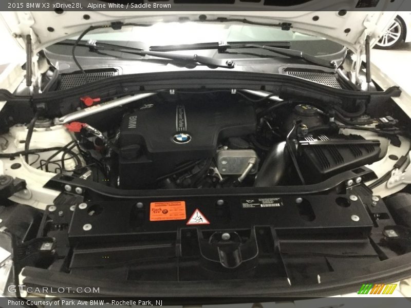 Alpine White / Saddle Brown 2015 BMW X3 xDrive28i