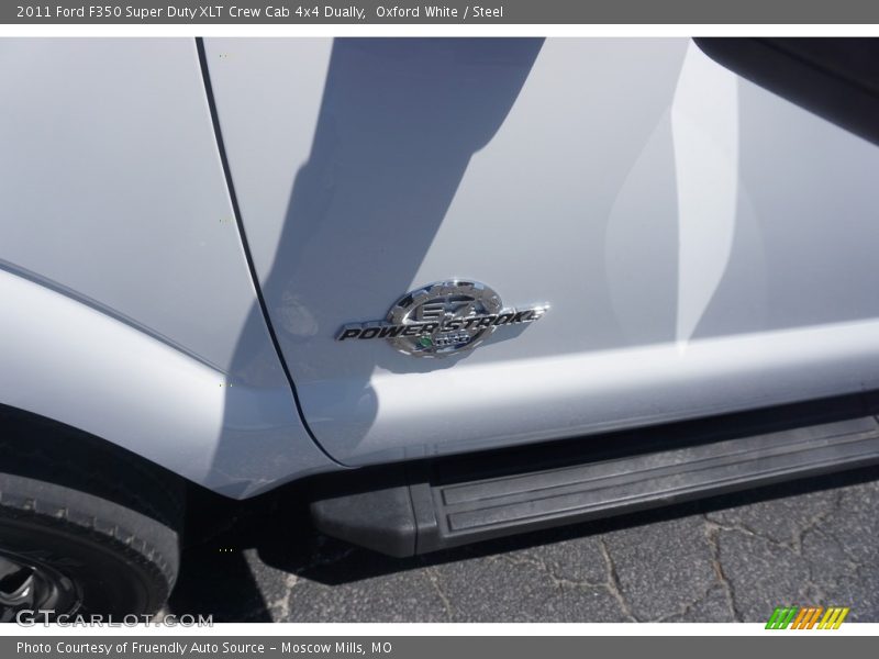 Oxford White / Steel 2011 Ford F350 Super Duty XLT Crew Cab 4x4 Dually