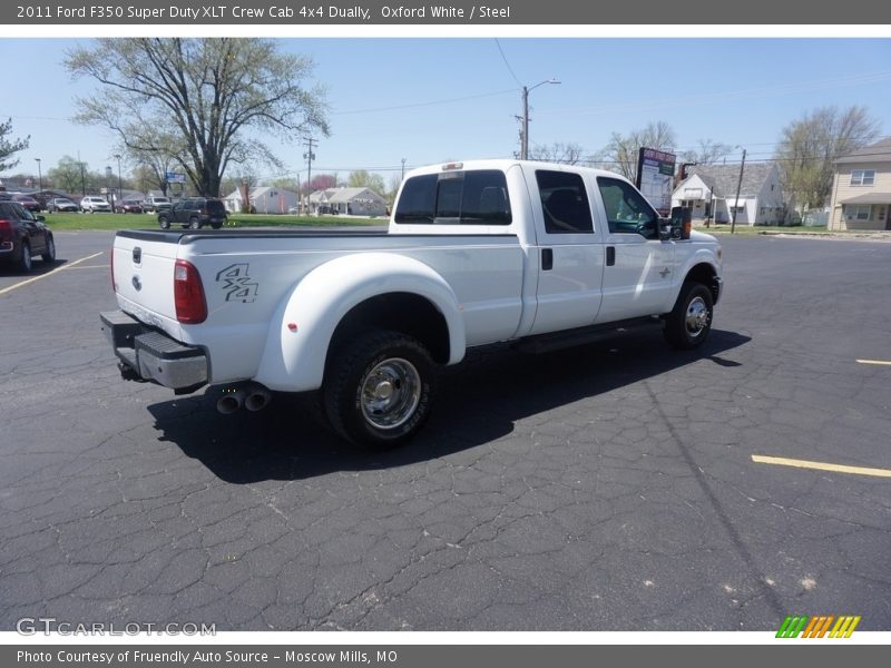 Oxford White / Steel 2011 Ford F350 Super Duty XLT Crew Cab 4x4 Dually