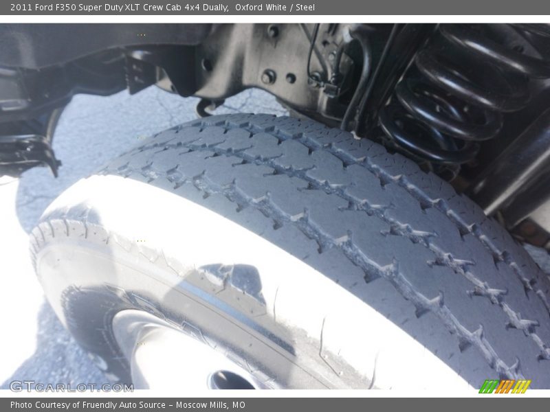 Oxford White / Steel 2011 Ford F350 Super Duty XLT Crew Cab 4x4 Dually