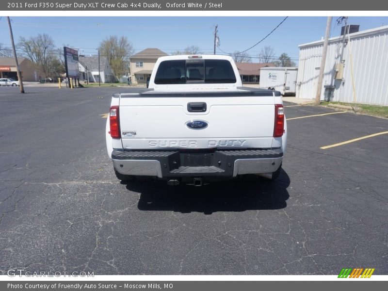 Oxford White / Steel 2011 Ford F350 Super Duty XLT Crew Cab 4x4 Dually