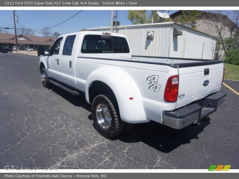 Oxford White / Steel 2011 Ford F350 Super Duty XLT Crew Cab 4x4 Dually