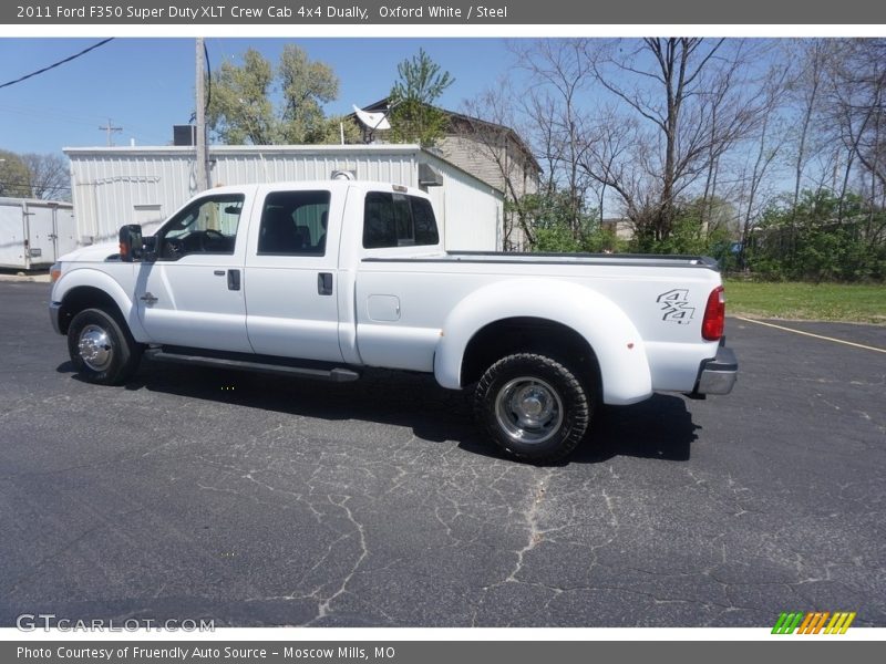 Oxford White / Steel 2011 Ford F350 Super Duty XLT Crew Cab 4x4 Dually