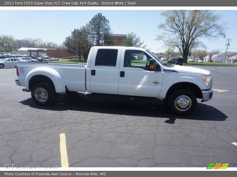 Oxford White / Steel 2011 Ford F350 Super Duty XLT Crew Cab 4x4 Dually