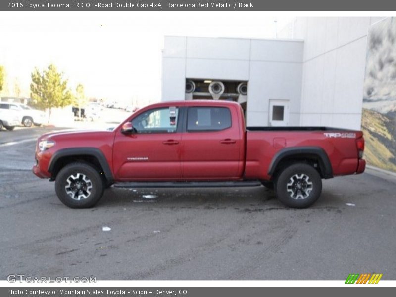 Barcelona Red Metallic / Black 2016 Toyota Tacoma TRD Off-Road Double Cab 4x4
