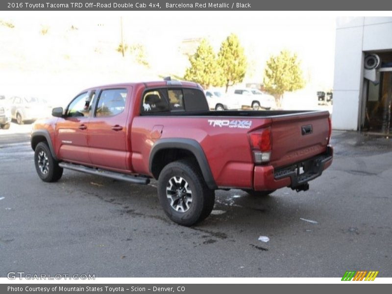 Barcelona Red Metallic / Black 2016 Toyota Tacoma TRD Off-Road Double Cab 4x4