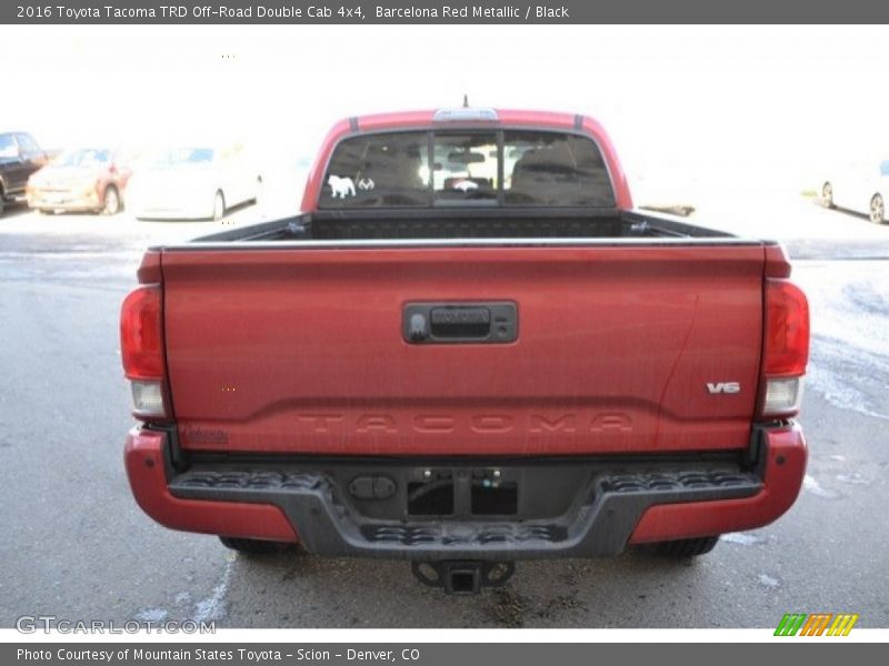 Barcelona Red Metallic / Black 2016 Toyota Tacoma TRD Off-Road Double Cab 4x4