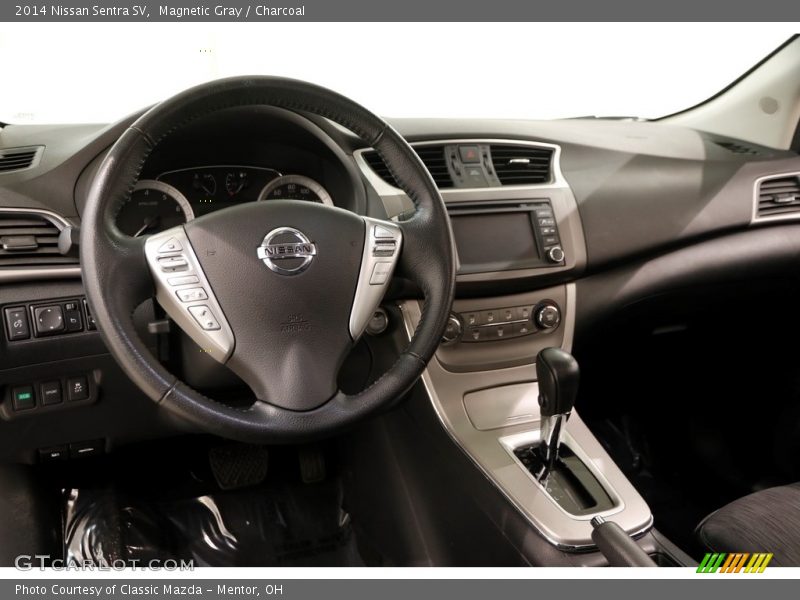 Magnetic Gray / Charcoal 2014 Nissan Sentra SV