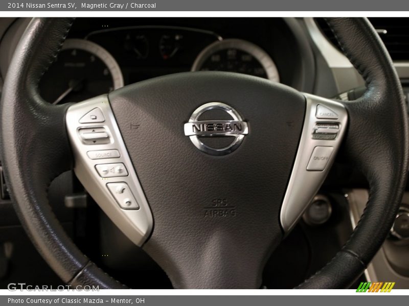 Magnetic Gray / Charcoal 2014 Nissan Sentra SV