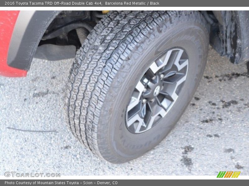Barcelona Red Metallic / Black 2016 Toyota Tacoma TRD Off-Road Double Cab 4x4