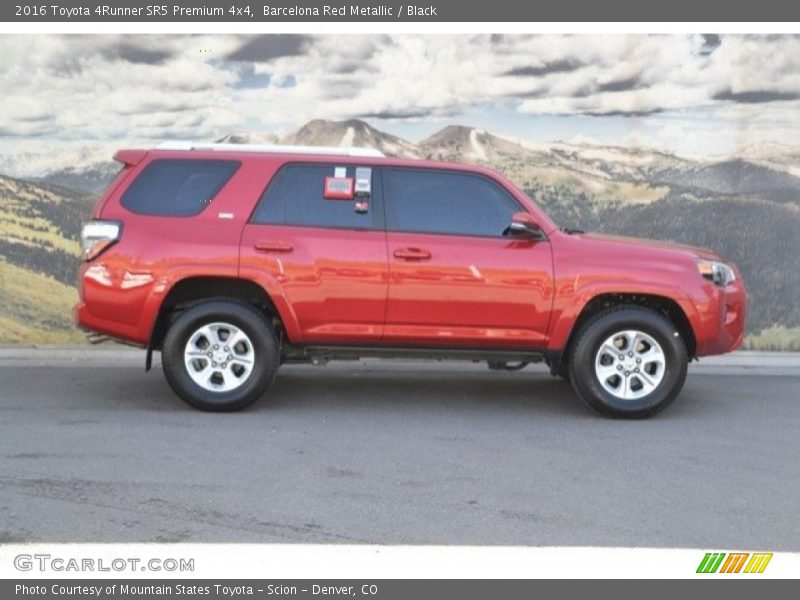Barcelona Red Metallic / Black 2016 Toyota 4Runner SR5 Premium 4x4